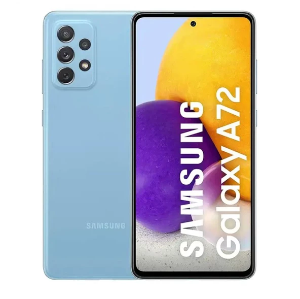 Samsung Galaxy A72 Mavi 128 GB / 8 GB Ram YENİLENMİŞ ÜRÜN (Sıfır Gibi)