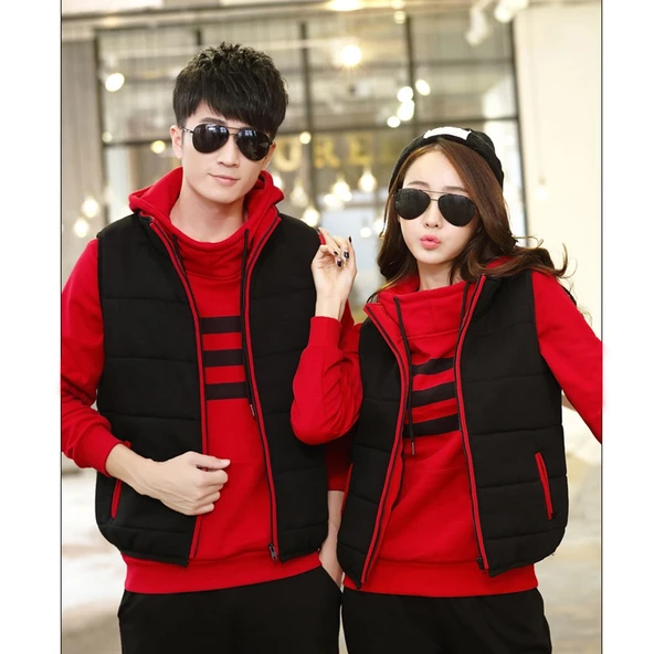 Günlük Kışlık Sevgili Eşofman Tekli Erkek Takım - 7