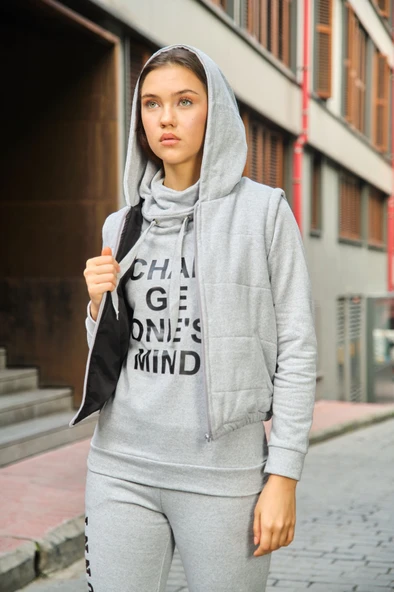 Kışlık Sevgili Kombini Üçlü Kadın Takım - 6