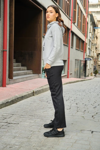 Günlük Rahat Kesim Esofman Kadın Pantolon - Resim 5