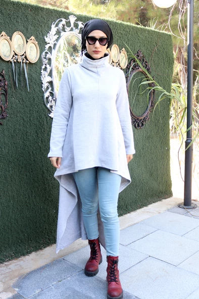 Günlük Yazlık Mevsimlik Salaş Panço Kadın Tesettür Elbise