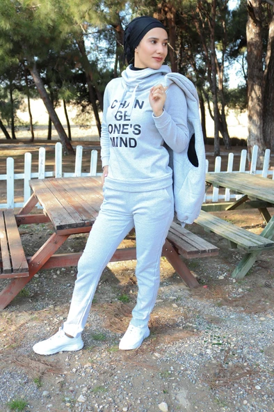 Kışlık Sevgili Kombini Üçlü Kadın Takım - 6