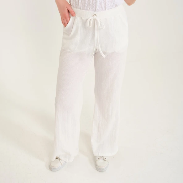 Günlük Yazlık Rahat Kesim Kadın Pantolon ürün görseli 1