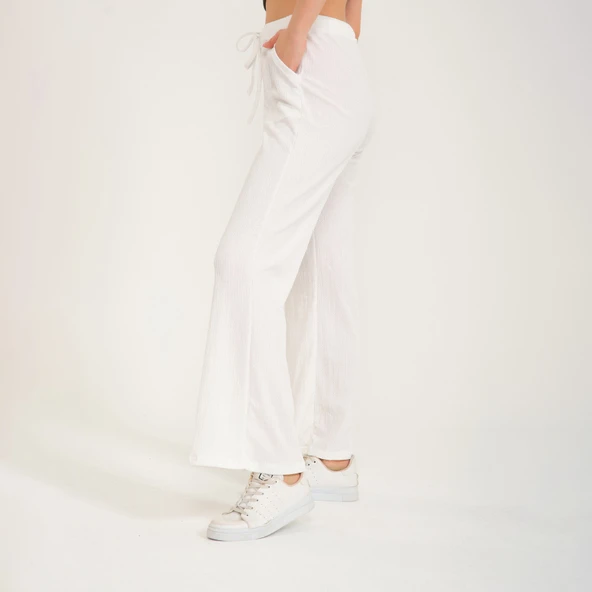 Günlük Yazlık Rahat Kesim Kadın Pantolon - 2