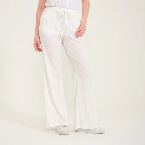 Günlük Yazlık Rahat Kesim Kadın Pantolon - Resim 4