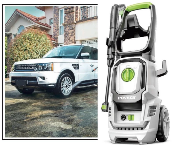 Povver PROFESYONEL İNDÜKSİYON MOTORLU Yüksek Basınçlı Yıkama Makinası 1800 W -150 BAR - 7