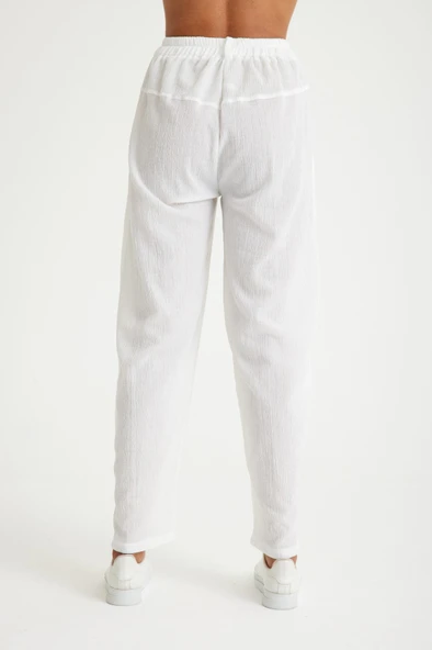 Yazlık Günlük Şalvar Kadın Pantolon - Resim 7