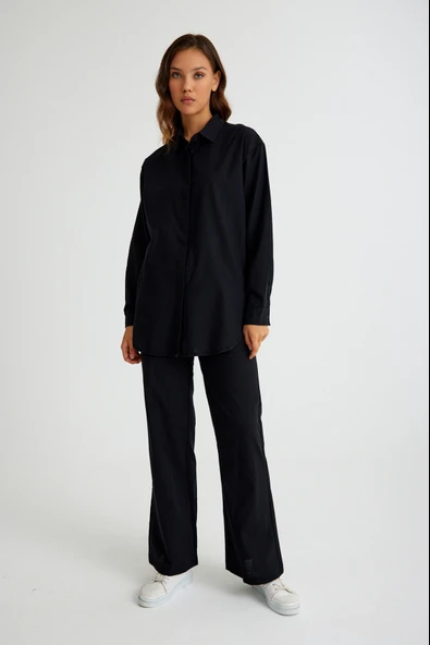 Keten Günlük İkili Takım Alt Üst ürün görseli