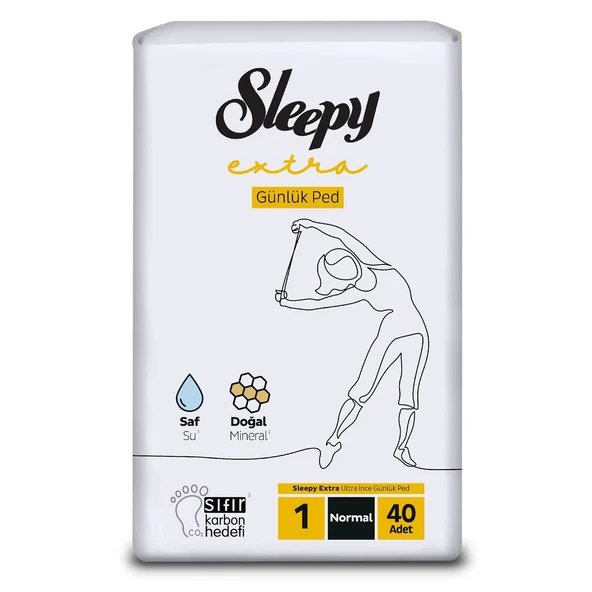 Sleepy Extra Günlük Ped Normal 80 Adet Mega Pk (2PK*40) - 2