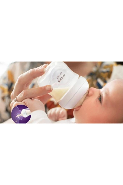 AVENT RESPONSE DOĞAL TEPKİLİ CAM BİBERON 0+ AY120 ML - 4