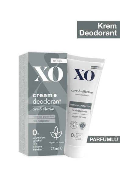 Xo Unisex Kream Deodorant Care & Effective Kokulu Parfümlü 75 ml