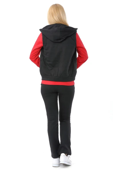 Günlük Kışlık Sevgili Eşofman Tekli Kadın Takım - 2