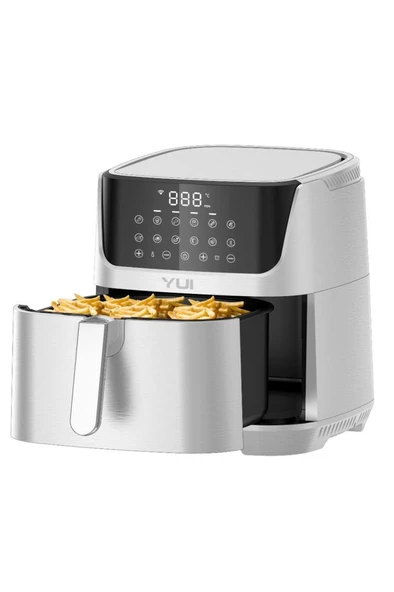 Yui M25 Maxifry Pro 5.5 Lt. Smart Dokunmatik Airfryer Sıcak Hava Fritöz Beyaz(YUI TURKİYE GARANTİLİ) - 5