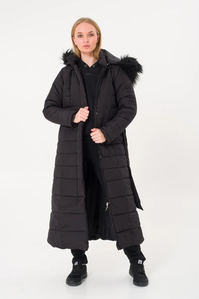 Günlük Kışlık Tam Boy Şişme Kadın Mont ürün görseli