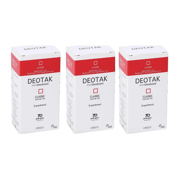 Deotak Krem Deo Classic 35 Ml x3