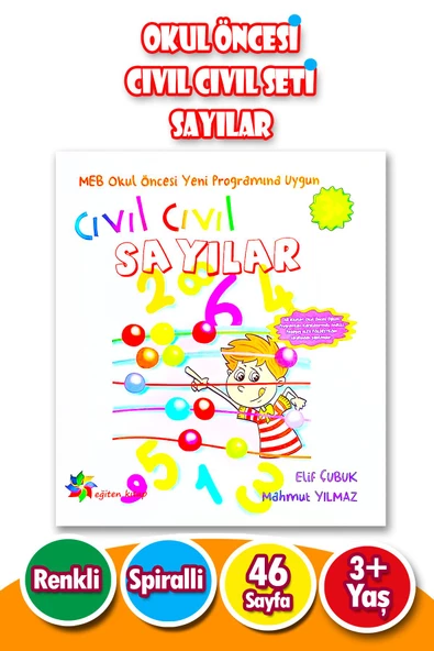 Okul Öncesi Cıvıl Cıvıl Seti Sayılar