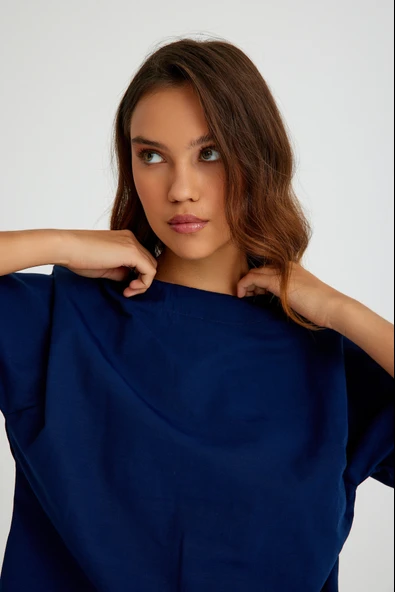 Keten Günlük Rahat Beli Lastikli Kadın İkili Takım Alt Üst - 10