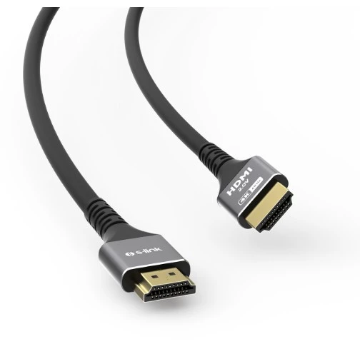 S-link SLX-HD4K05 19+1 HDMI to HDMI 5m Metal v2.0 4K (4096*2160) 60Hz Kablo