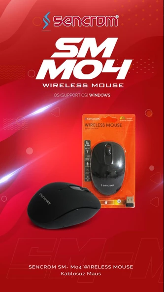 Sencrom SM-M04 Wireless Kablosuz Mouse