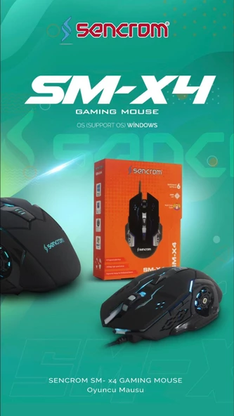 Sencrom SM-X4 Gaming Oyuncu Mouse