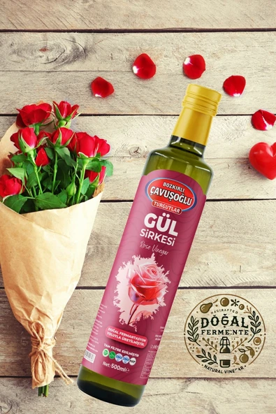 Gül Sirkesi Doğal Fermantasyon 500ml - 4