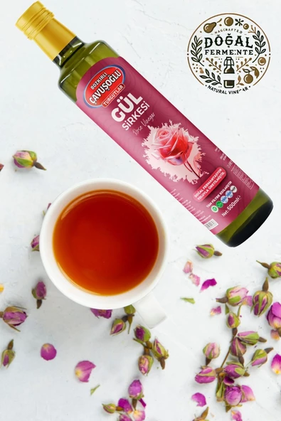 Gül Sirkesi Doğal Fermantasyon 500ml - 3