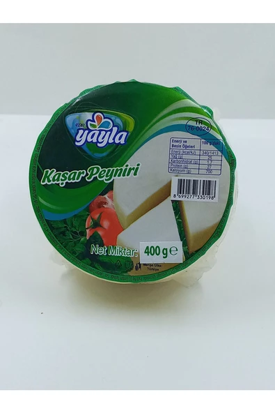 Yayla Gurme Blok Kaşar Peynir 400 gr