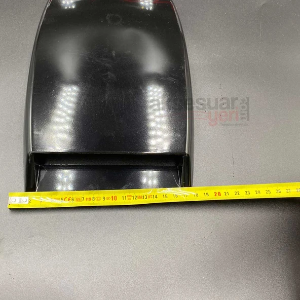 Universal Kaput Üstü Havalandırma Izgarası Piano Black 1 Adet - 4