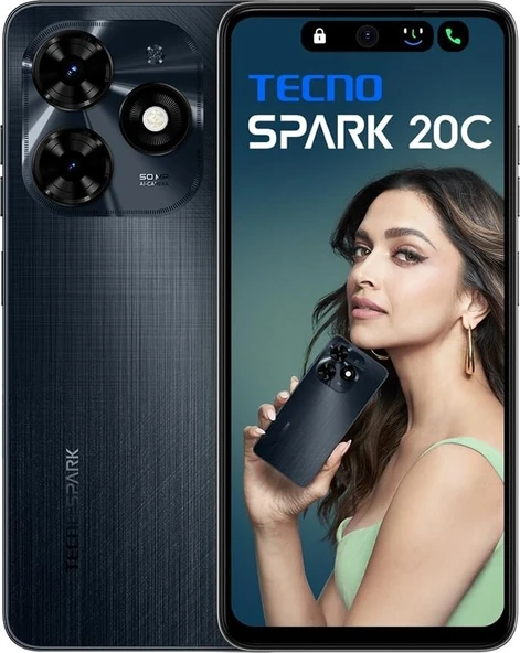 Tecno Spark 20C 128 GB 4+4 GB Ram Siyah