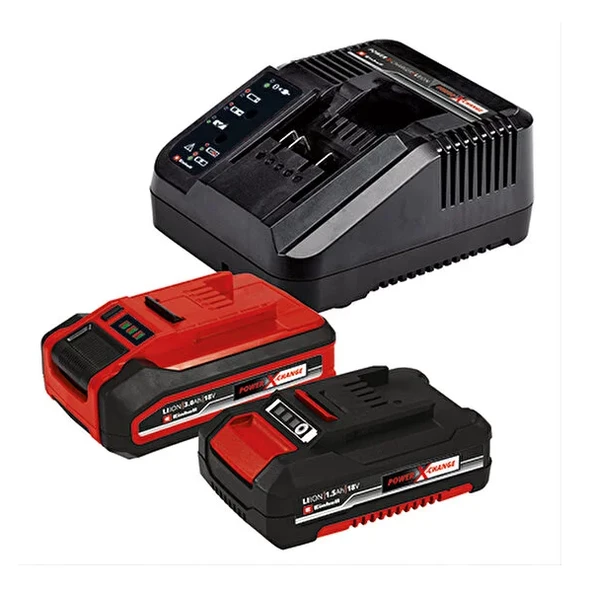 Einhell TC-TK 18 Li Kit CD+AG 1x1.5 Ah + 1x3.0 Ah Akülü Matkap + Taşlama - 4257238 - 4