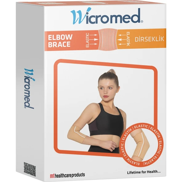 Wicromed Elastik Sport Dirseklik - Large