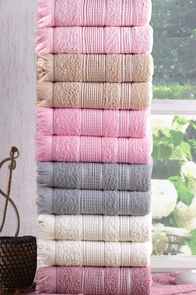 Shiny 6'lı 50x90 cm El&Yüz Havlu Seti - 3