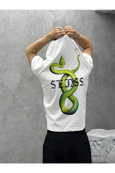 SENSS. Baskılı Oversize T-Shirt - 3