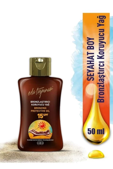 Eda Taşpınar Seyahat Boy Yoğun Bronzlaştırıcı Yağ 50 Ml