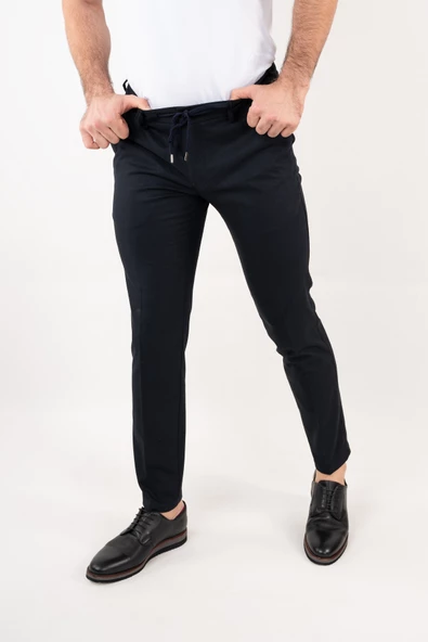 ECER SLİMFİT BELİ LASTİKLİ ERKEK PANTOLON