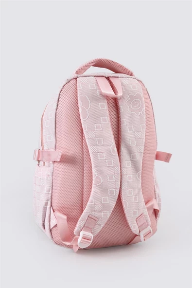 Young Pembe Desenli Astronot Okul Çantası - 6