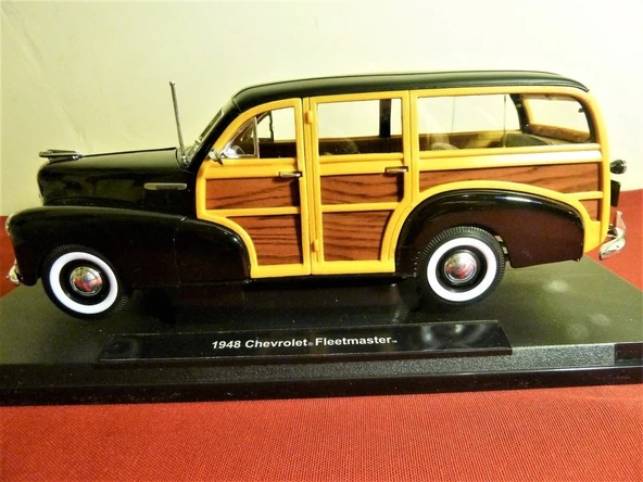 1948 Chevrolet Fleetmaster Diecast Metal Araba - 2