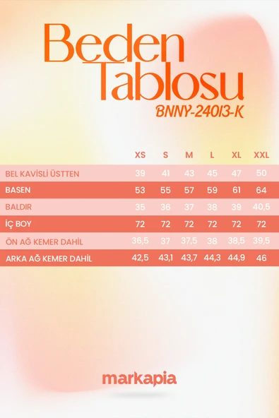 Kadın Yüksek Bel Skater Fit Jean Pantolon - Resim 10