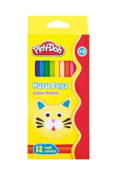 Play-doh ORİJİNAL 12 Renk Kuru Boya Tam Boy