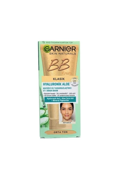 Garnier Hyaluronik Aloe Mucizevi Cilt Kusursuzlaştırıcı 5'i 1 Arada Bakım Kremi Orta Ton 50ml - 2