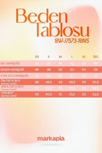 Kadın Düz Dar Jean Etek Rins - 9