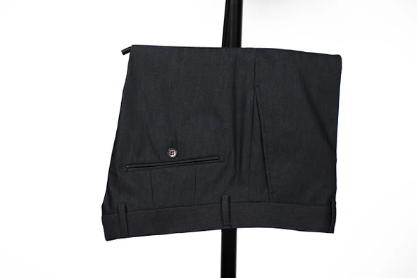 Slim Fit Lacivert Takım Elbise - 4