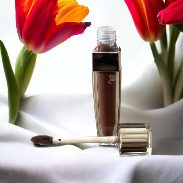 LANCOME COLOR Fever GLOSS LIP SHINE LIP PARLAK LIP #266 KAHVERENGİ LUST - Resim 3