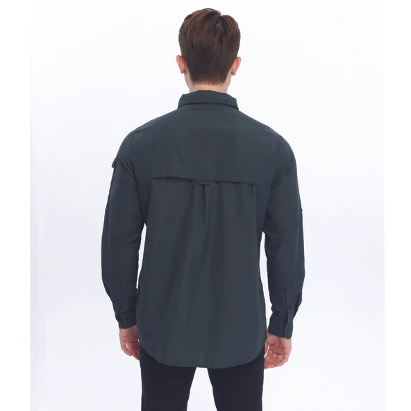 FreeCamp Odina Erkek Gömlek-GRİ - Resim 4