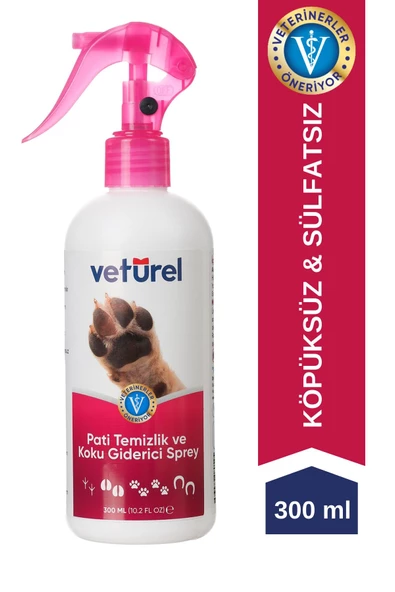 Vetürel Pati Temizlik Ve Koku Giderici Sprey 300 Ml