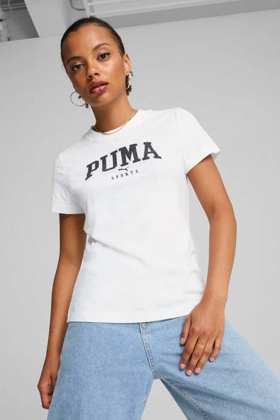 PUMA KADIN T-SHIRT PUMA SQUAD GRAPHİC TEE 68153702