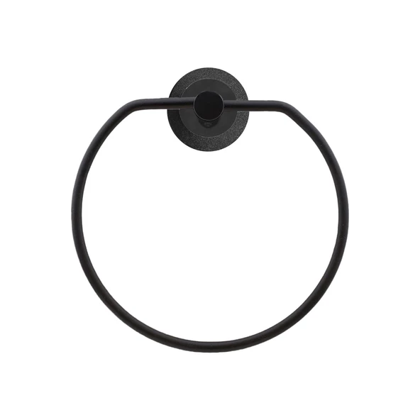 Metal Bez Havluluk Aparatı Yapışkanlı Lavabo Banyo Mutfak Standı Bez Havlu Askısı Paslanmaz Siyah - 3