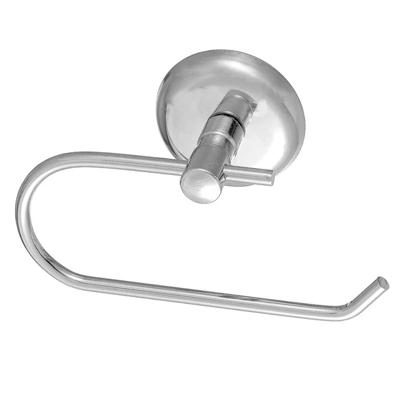 WC Tuvalet Kağıtlık Aparat Kapalı Kağıt Standı Bez Havluluk Paslanmaz Metal Sağlam Krom - 3