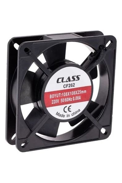 Class 108X108X25 Ac 220V  Aksiyel Fan Cf 262 Metal Kasa ürün görseli