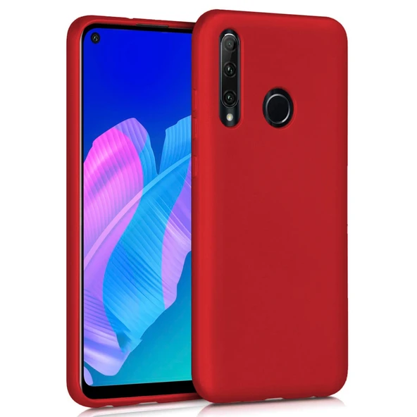 Huawei P40 Lite E Kılıf Liquid İçi Kadife Lansman Velvet Silikon - 8